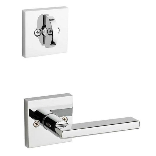 Halifax 604 Square Interior Trim Handle Set in Polished Chrome