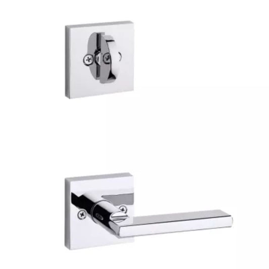 Halifax 966 Square Interior Trim Handle Set in Polished Chrome