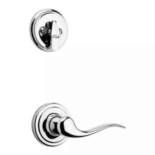 Tustin 966 Left Hand Interior Trim Handle Set in Polished Chrome