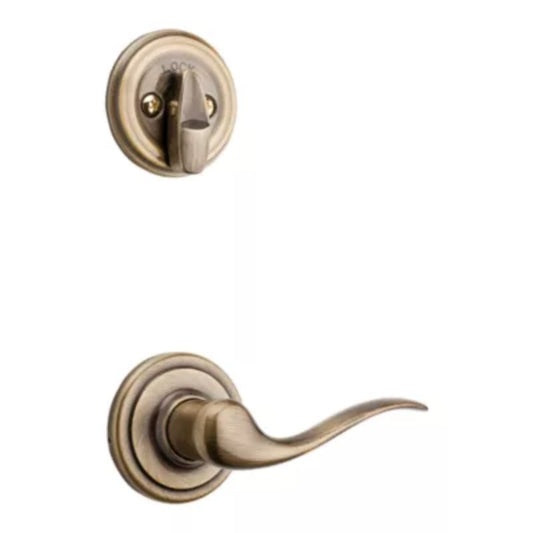 Tustin 966 Right Hand Interior Trim Handle Set in Antique Brass