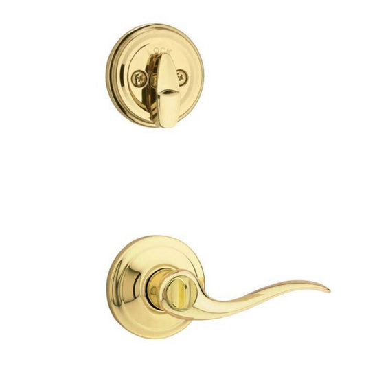 Tustin 978 Left Hand Interior Trim Handle Set in Polished Brass
