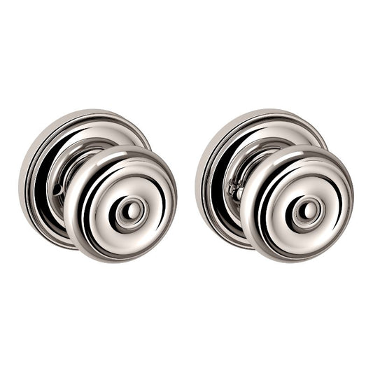 Colonial Privacy Knob in Lifetime Polished Nickel
