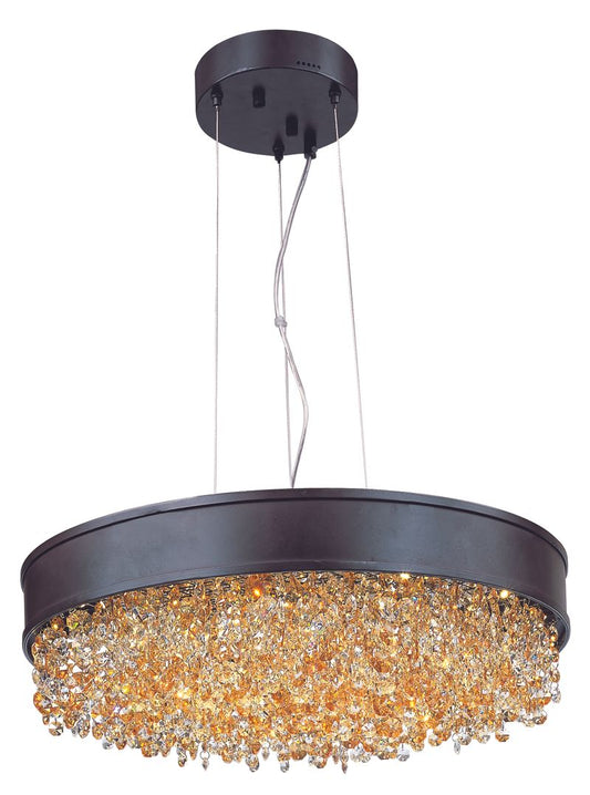 Mystic 30" 22 Light Single Pendant in Bronze