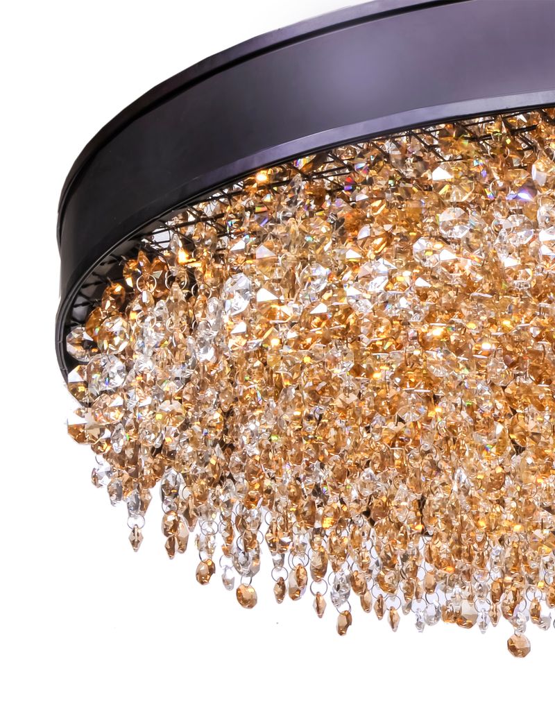 Mystic 30' 22 Light Single Pendant in Bronze
