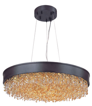 Mystic 24' 16 Light Single Pendant in Bronze