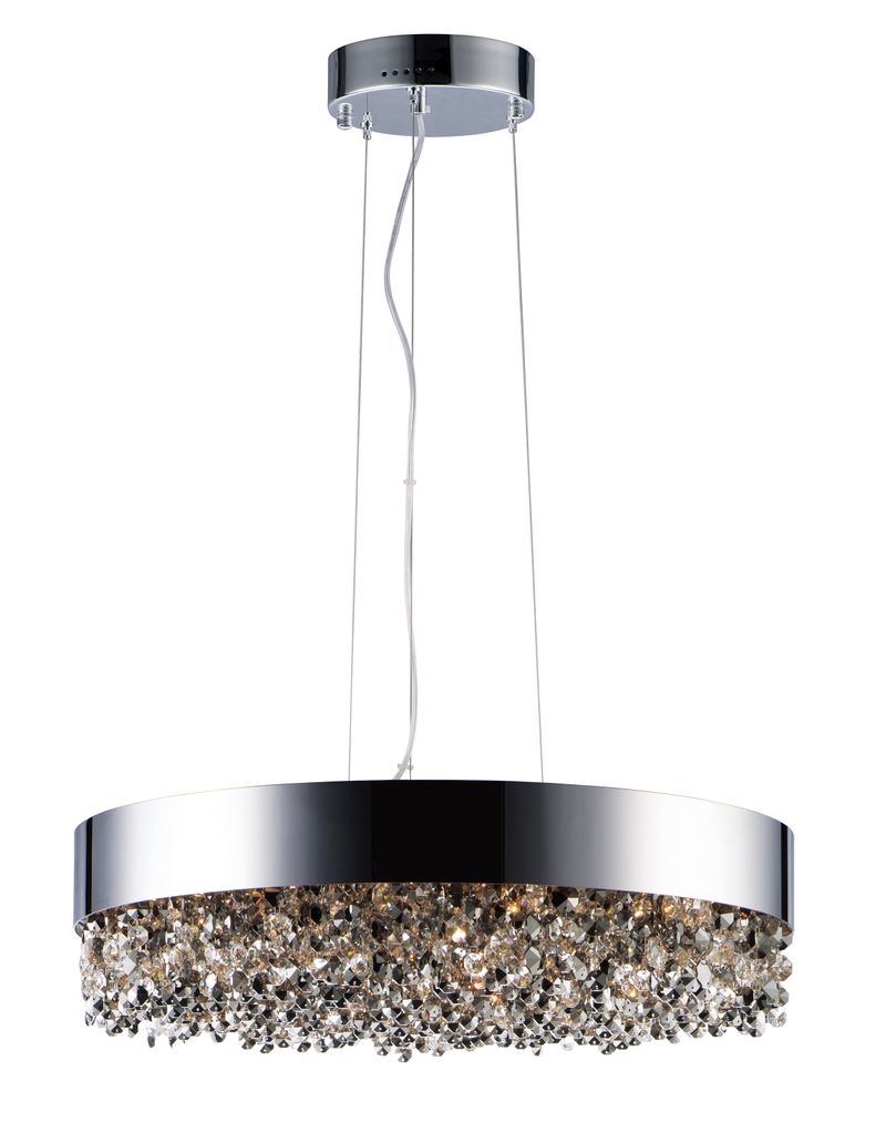 Mystic 24' 16 Light Single Pendant in Polished Chrome