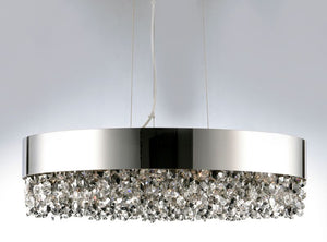 Mystic 24' 16 Light Single Pendant in Polished Chrome