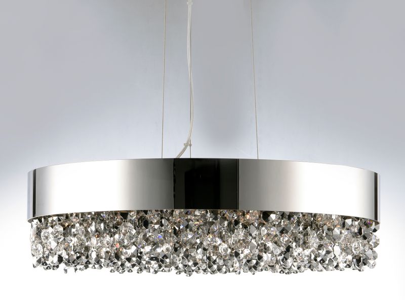 Mystic 24' 16 Light Single Pendant in Polished Chrome