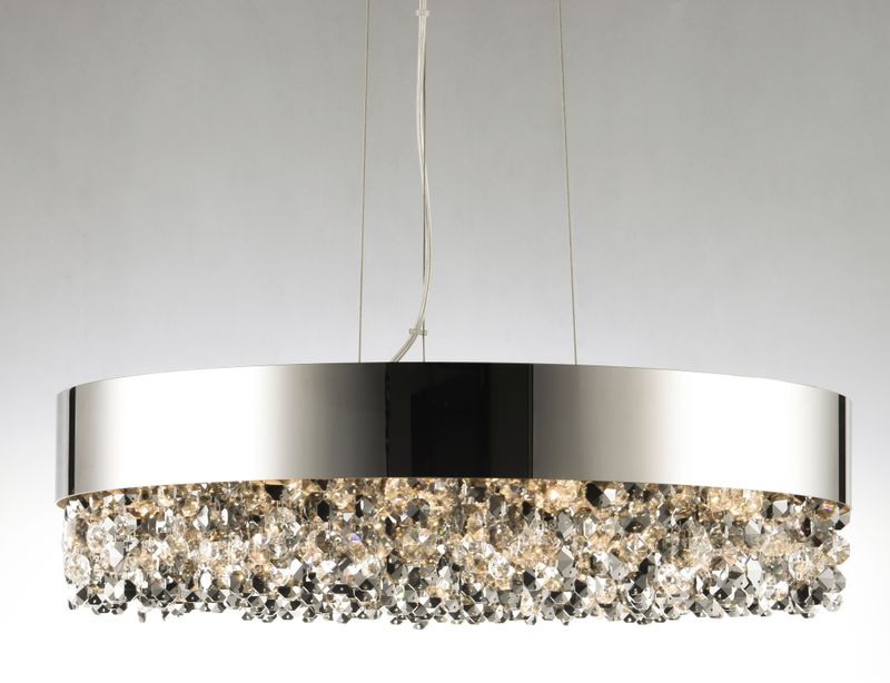 Mystic 24' 16 Light Single Pendant in Polished Chrome