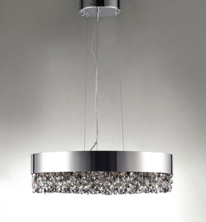 Mystic 24' 16 Light Single Pendant in Polished Chrome