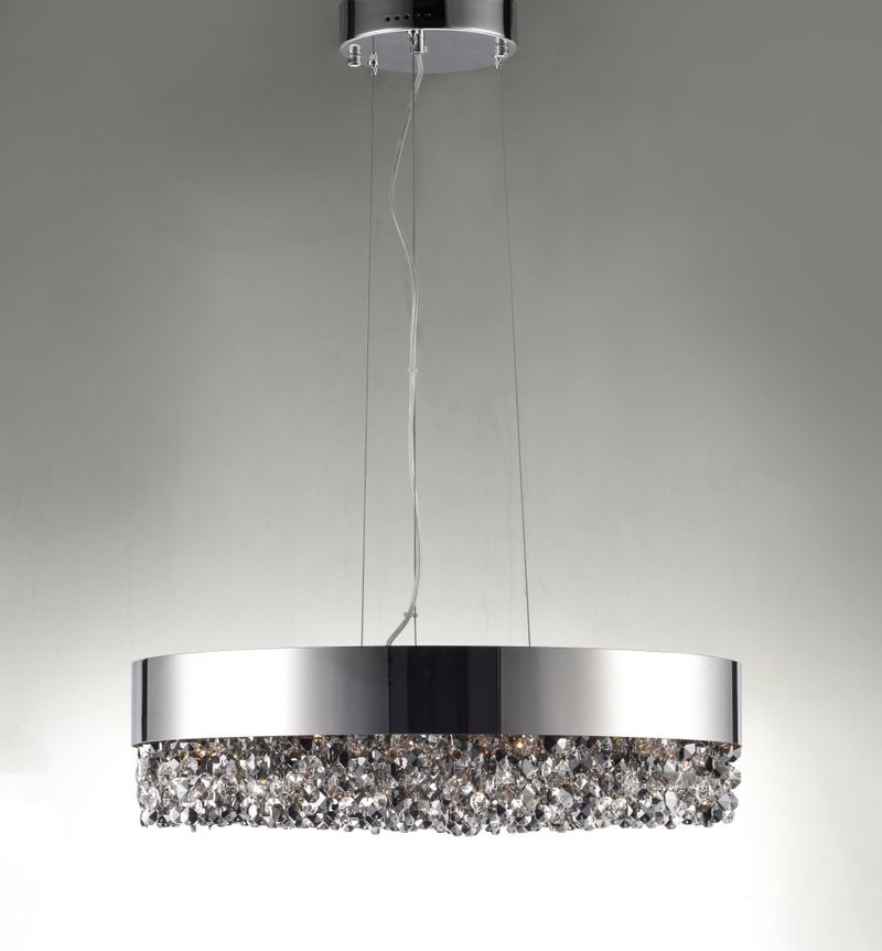 Mystic 24' 16 Light Single Pendant in Polished Chrome