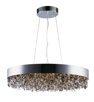 Mystic 30' 22 Light Single Pendant in Polished Chrome