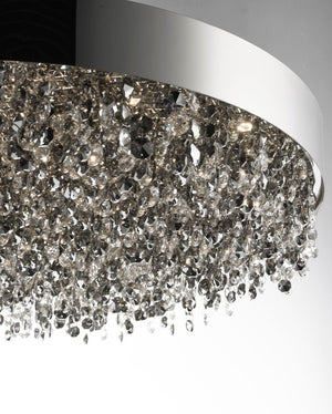 Mystic 30' 22 Light Single Pendant in Polished Chrome