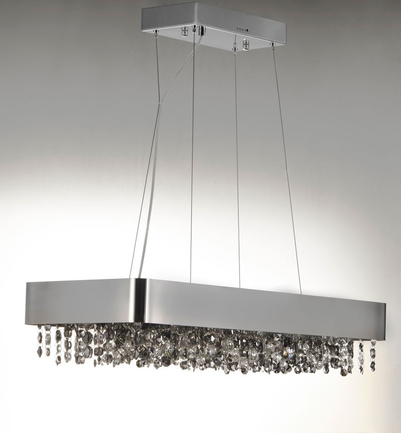 Mystic 12' 22 Light Linear Pendant in Polished Chrome