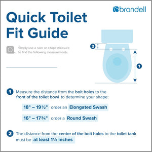 Swash Advanced Round Bidet Seat with Right Hand Control in White