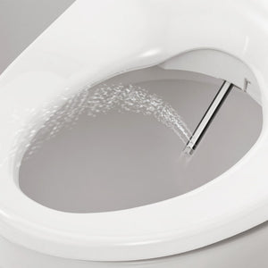 Swash Luxury Elongated Bidet Seat and Air Dryer in White