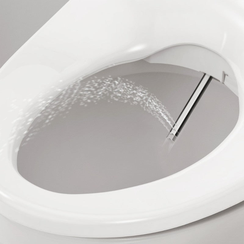 Swash Luxury Elongated Bidet Seat and Air Dryer in White