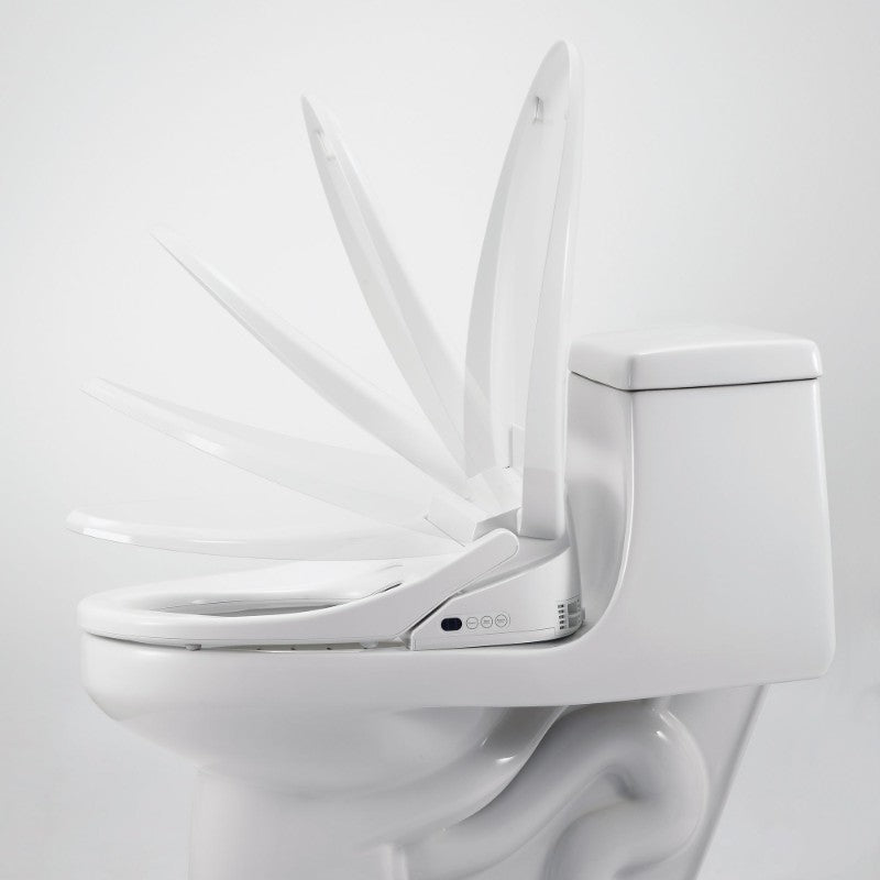 Swash Luxury Elongated Bidet Seat and Air Dryer in White
