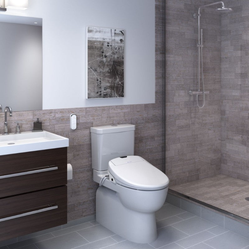 Swash Luxury Elongated Bidet Seat and Air Dryer in White