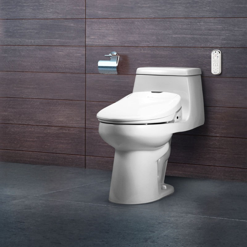 Swash Luxury Elongated Bidet Seat and Air Dryer in White