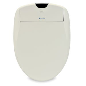 Swash Luxury Elongated Bidet Seat in Biscuit