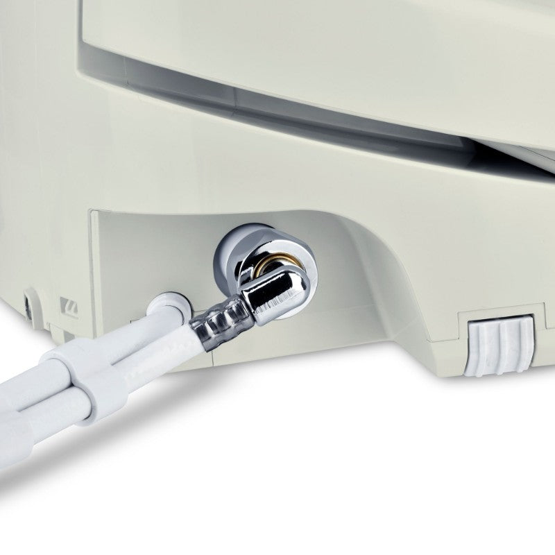 Swash Luxury Elongated Bidet Seat in Biscuit