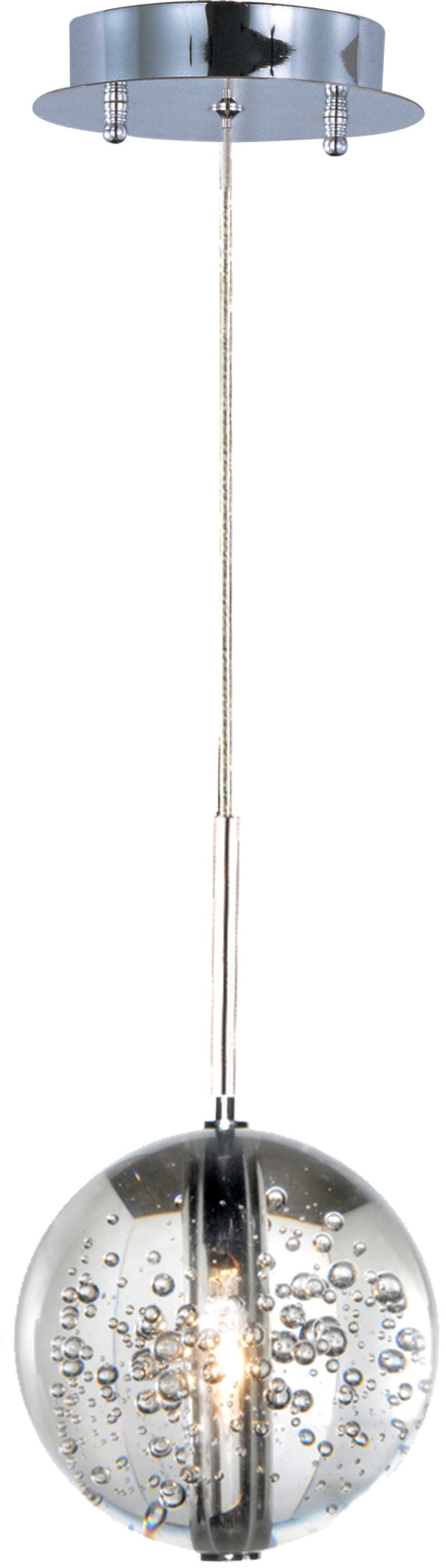 Orb 4.5' Single Light Pendant in Polished Chrome
