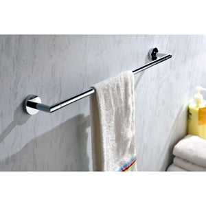 Caster 2 Towel Bar in Polished Chrome