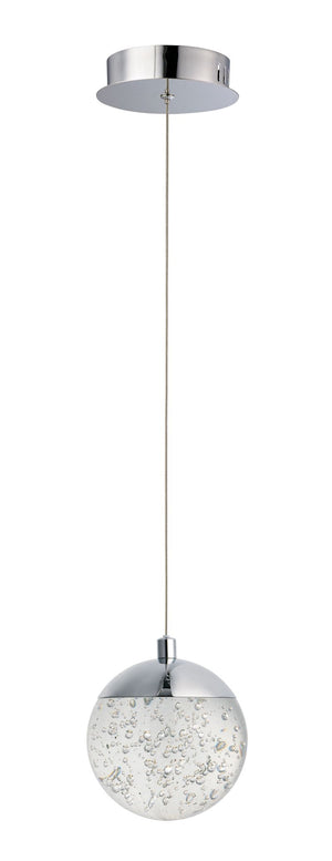Orb II 5.5' Single Light Pendant in Polished Chrome
