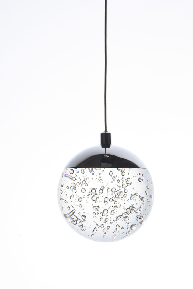Orb II 5.5' Single Light Pendant in Polished Chrome