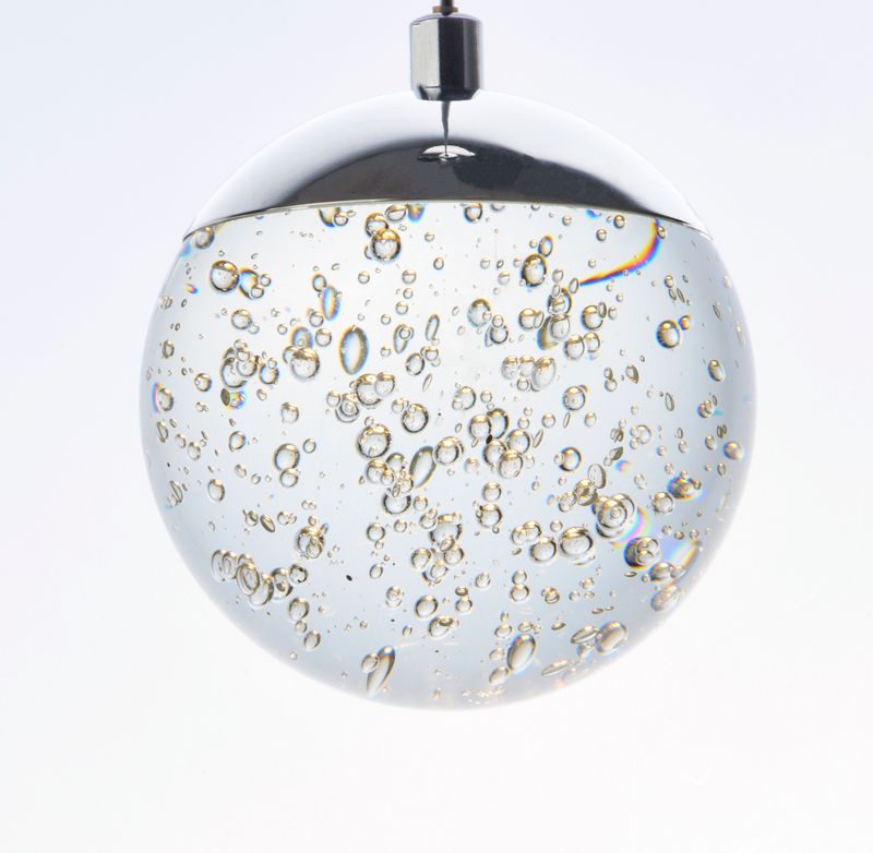 Orb II 5.5' Single Light Pendant in Polished Chrome