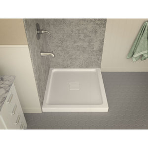 Titan 36' x 36' x 3.5' Acrylic Shower Base in White