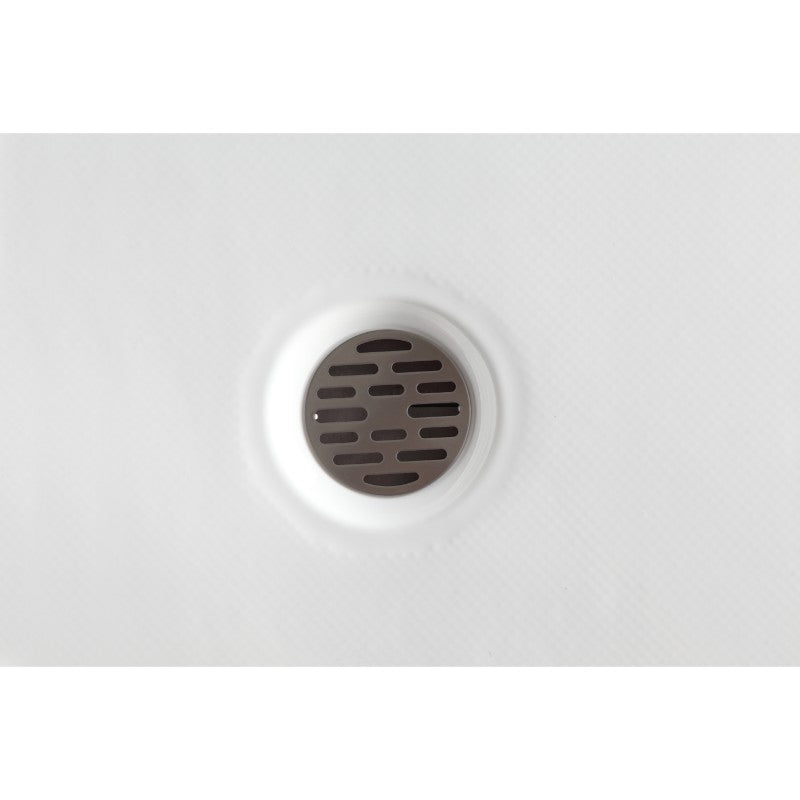 Port 48' x 36' x 5.5' Acrylic Shower Base in Glossy White