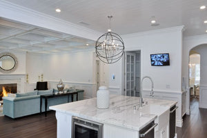 Orbit 25' 6 Light Single-Tier Chandelier in Oil Rubbed Bronze