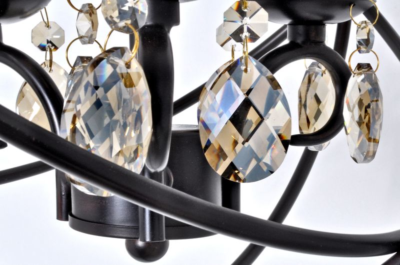 Orbit 25' 6 Light Single-Tier Chandelier in Oil Rubbed Bronze