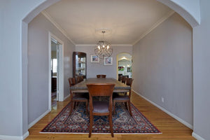 Orbit 25' 6 Light Single-Tier Chandelier in Anthracite and Polished Nickel