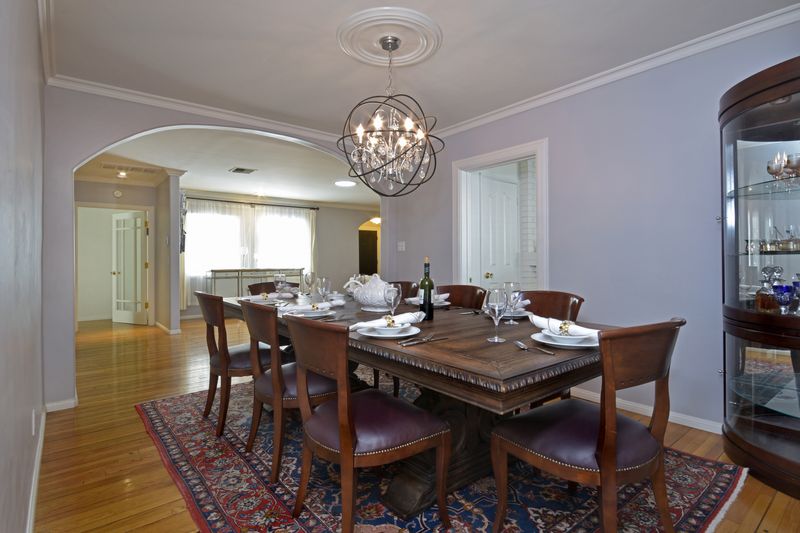Orbit 25' 6 Light Single-Tier Chandelier in Anthracite and Polished Nickel