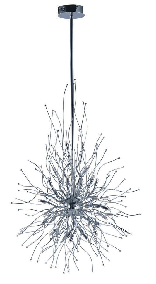 Orion 26.5" 39 Light Single Pendant in Polished Chrome