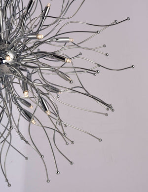 Orion 26.5' 39 Light Single Pendant in Polished Chrome