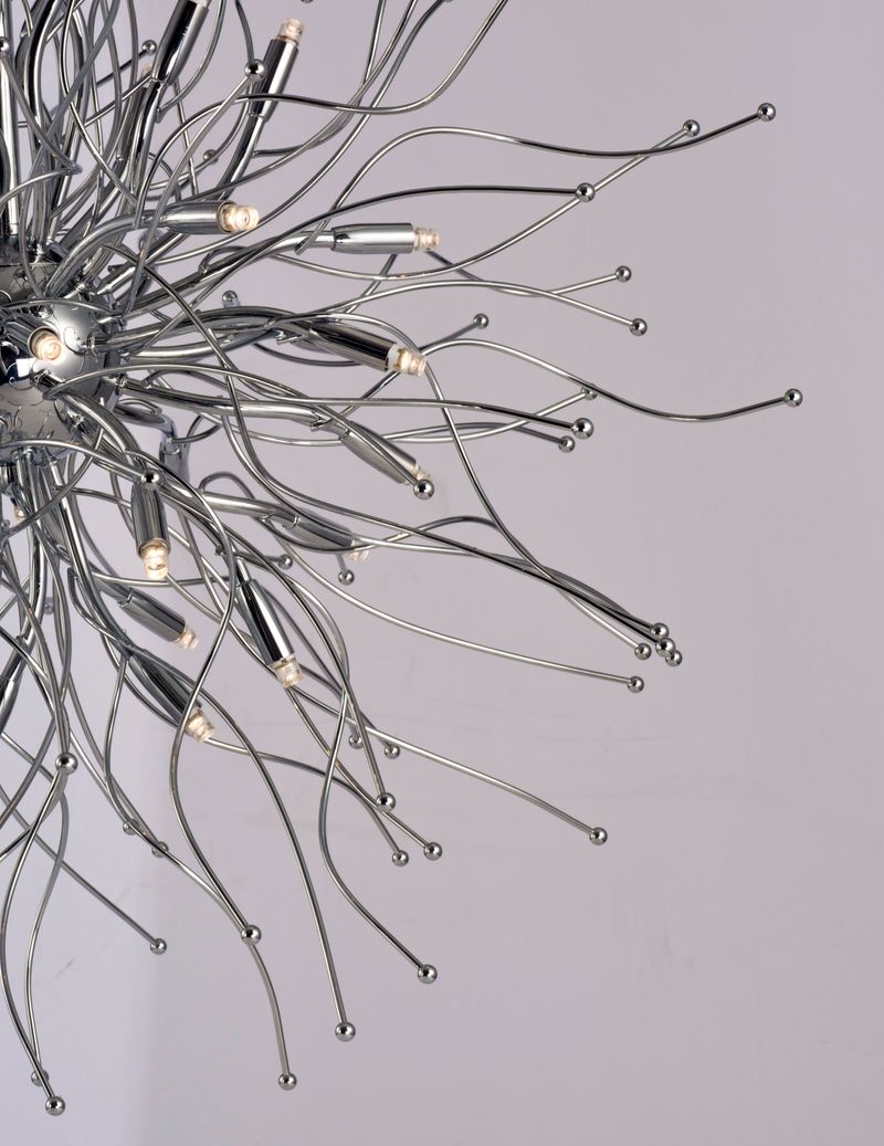 Orion 26.5' 39 Light Single Pendant in Polished Chrome