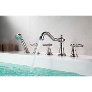 Patriarch Roman Tub Filler Faucet in Brushed Nickel