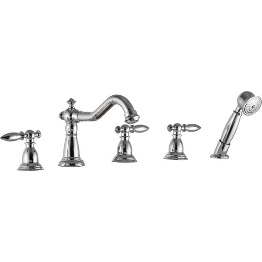 Patriarch Roman Tub Filler Faucet in Polished Chrome
