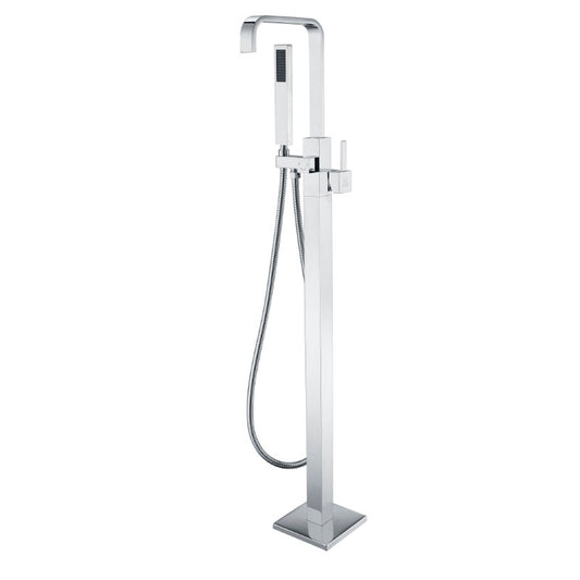 Victoria Freestanding Roman Tub Filler Faucet in Polished Chrome