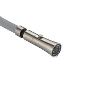 Accent 19.69' Single-Handle Pull-Down Kitchen Faucet in Brushed Nickel