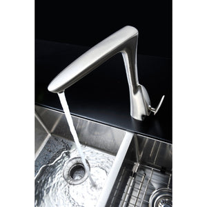 Timbre Single-Handle Kitchen Faucet in Brushed Nickel