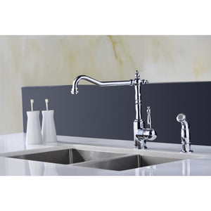 Locke Single-Handle Kitchen Faucet in Polished Chrome