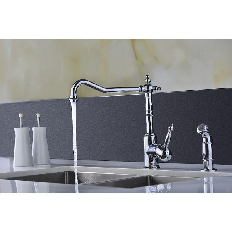 Locke Single-Handle Kitchen Faucet in Polished Chrome