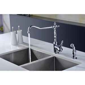 Locke Single-Handle Kitchen Faucet in Polished Chrome