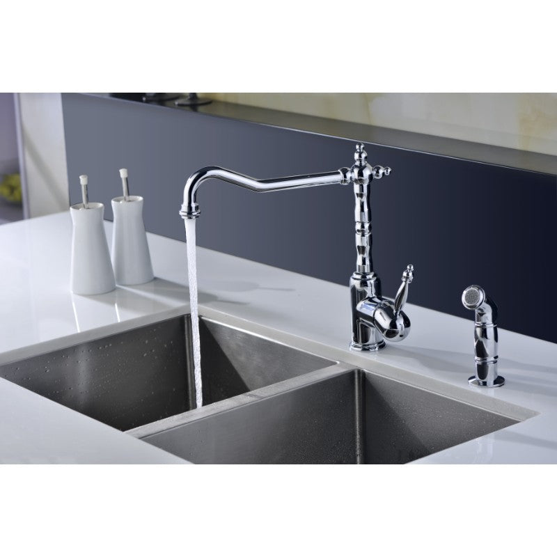 Locke Single-Handle Kitchen Faucet in Polished Chrome