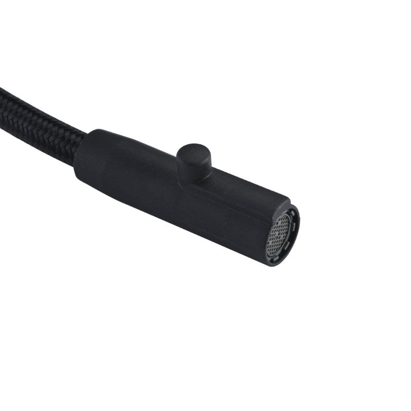 Cresent Single-Handle Pull-Down Kitchen Faucet in Polished Chrome